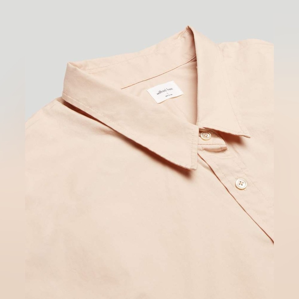 Wilfred Free Relaxed Organic cotton button-up shirt size medium - Picture 8 of 14